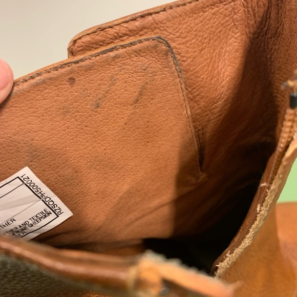 UGG Australia Cosima Mid Brown Leather Stud Ankle Platform Heel Boots Size 9.5 - Picture 8 of 10